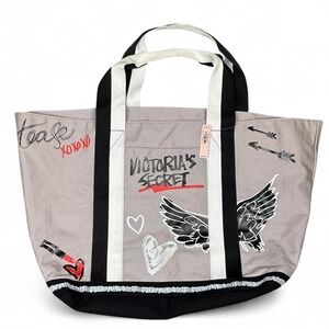 Victoria's Secret Y2K Angel Wing Graffiti Tote